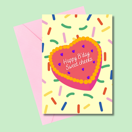 Happy B'day Sweetie (5x7” print/card)