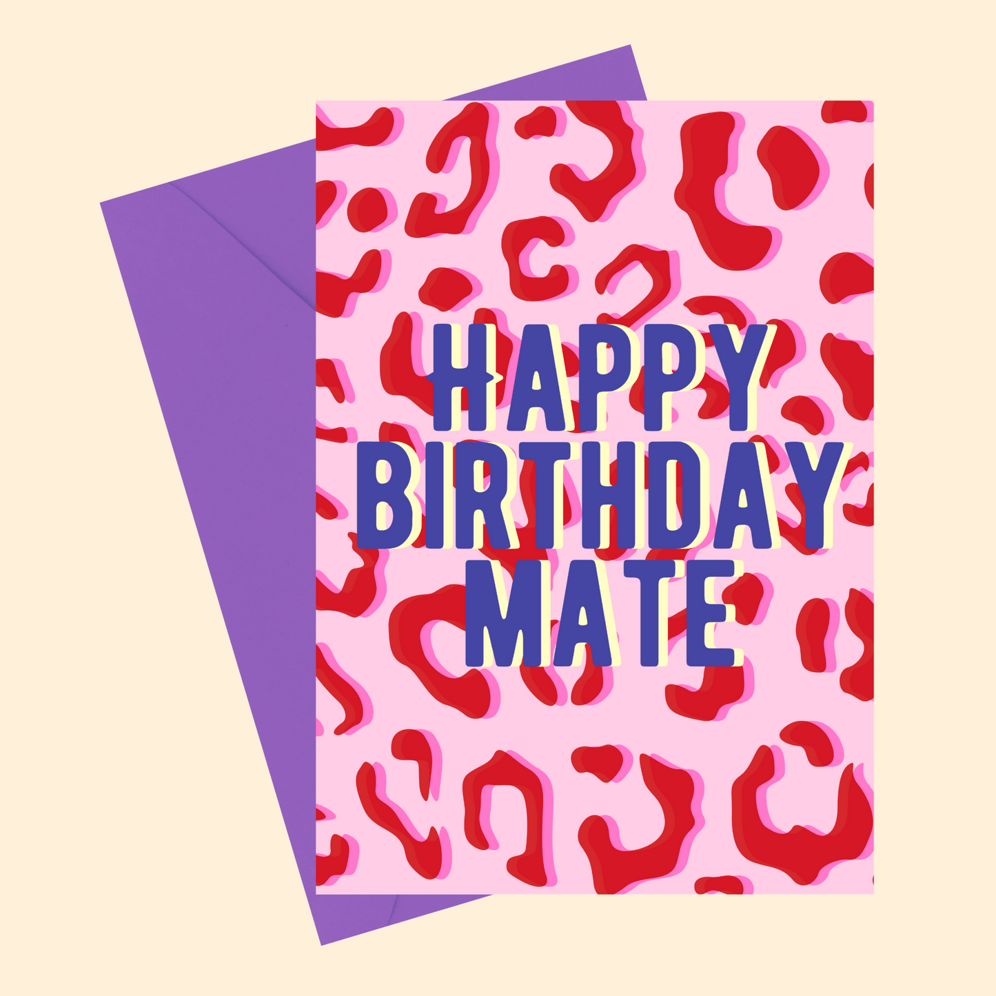 Happy Birthday Mate greetings card