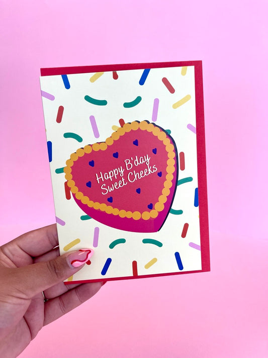Happy B'day Sweetie greetings card