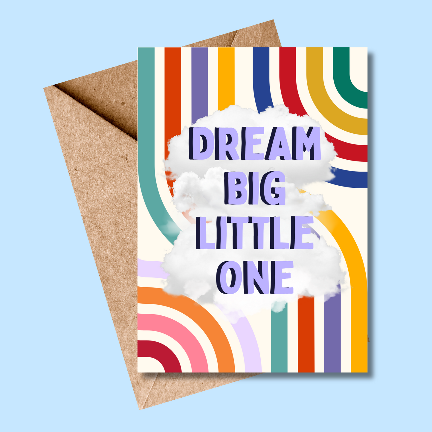 Dream big little one greetings card