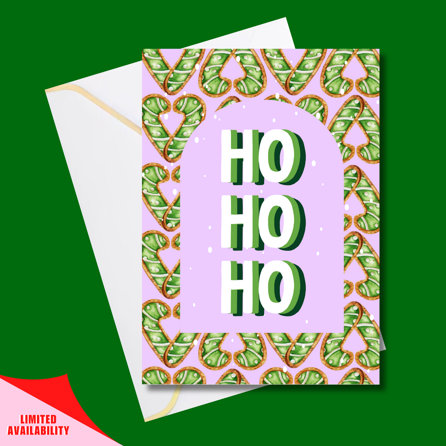 Christmas card pink bundle - (5x7” print/card)