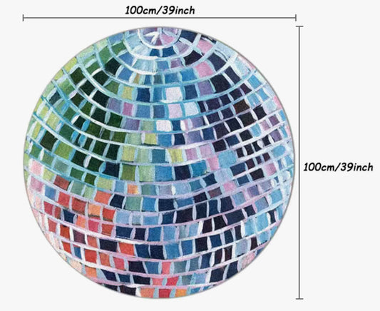 Disco ball rug (2 sizes)