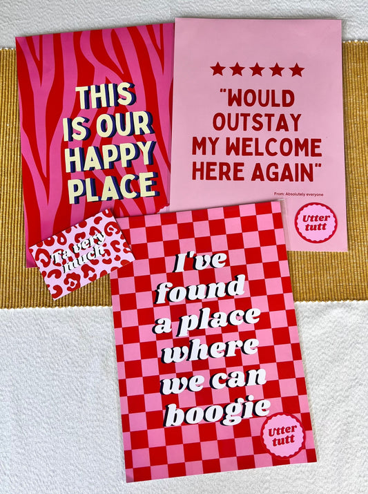 I've found a place where we can BOOGIE