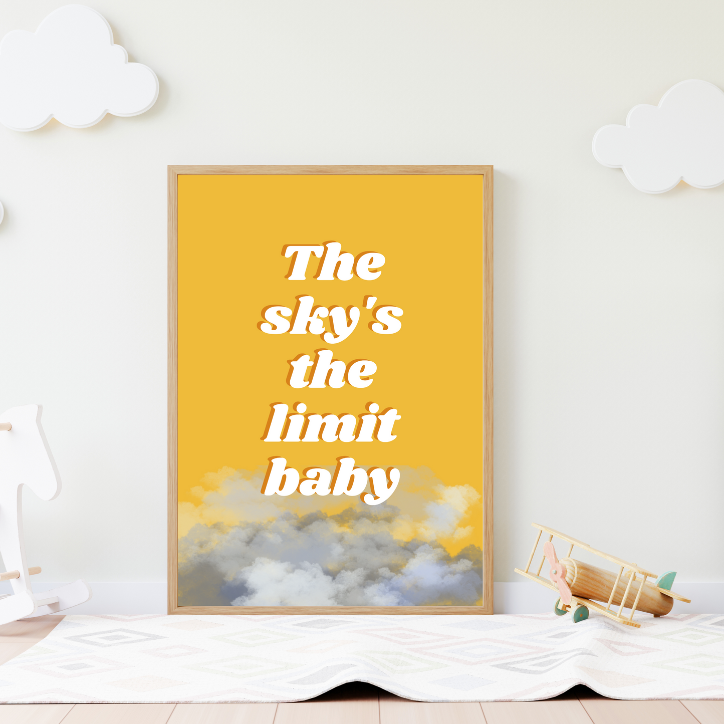 The sky's the limit baby