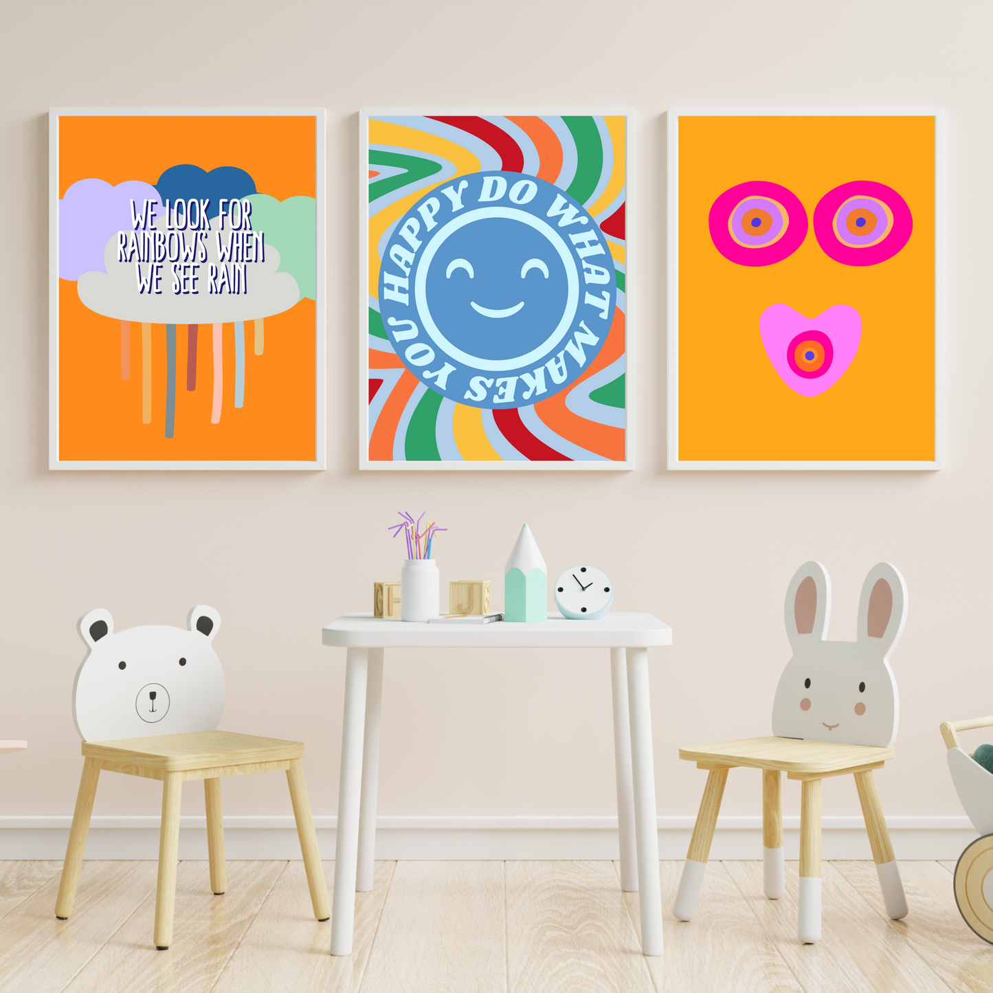 We look for rainbows