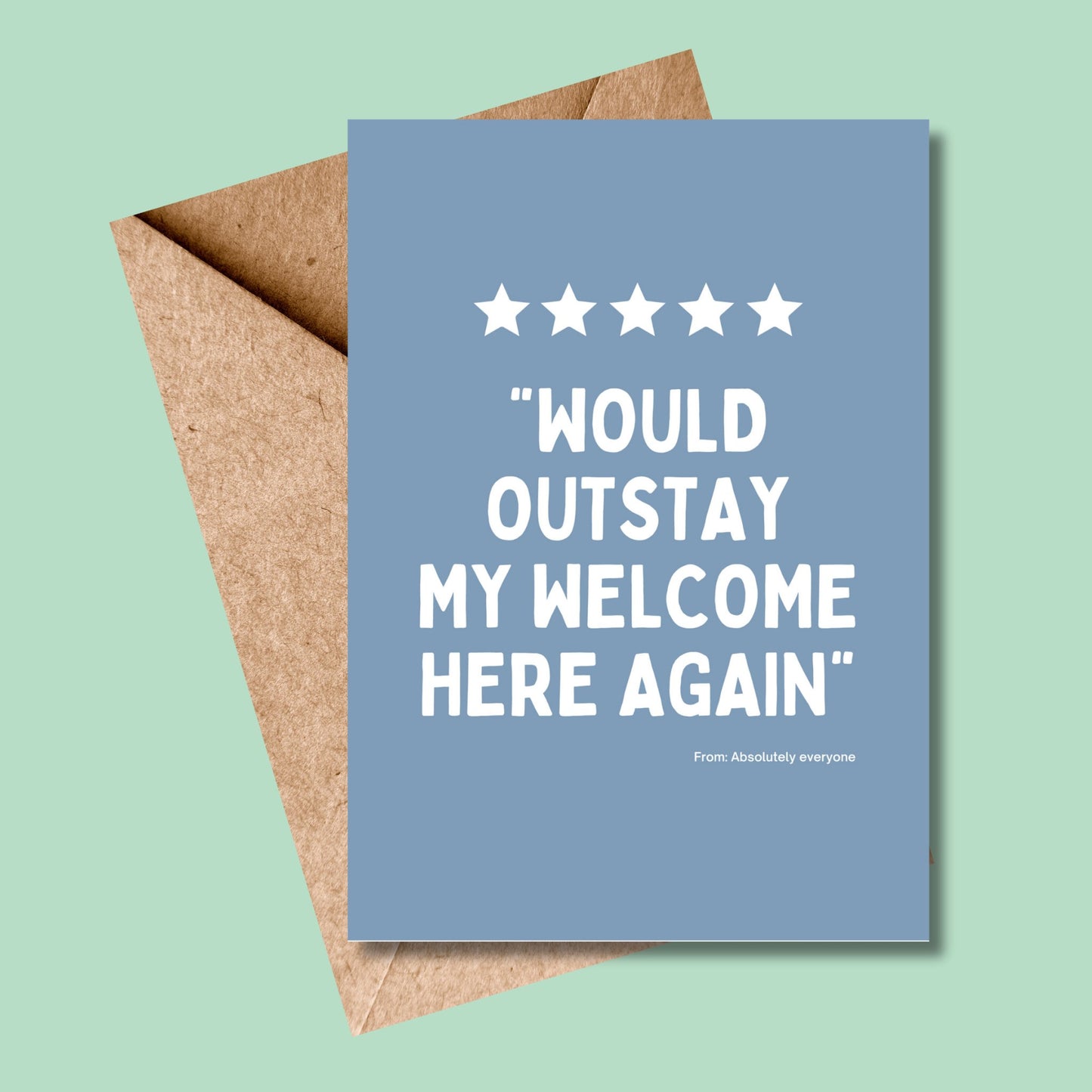 5* review (5x7” print/card) - Utter tutt
