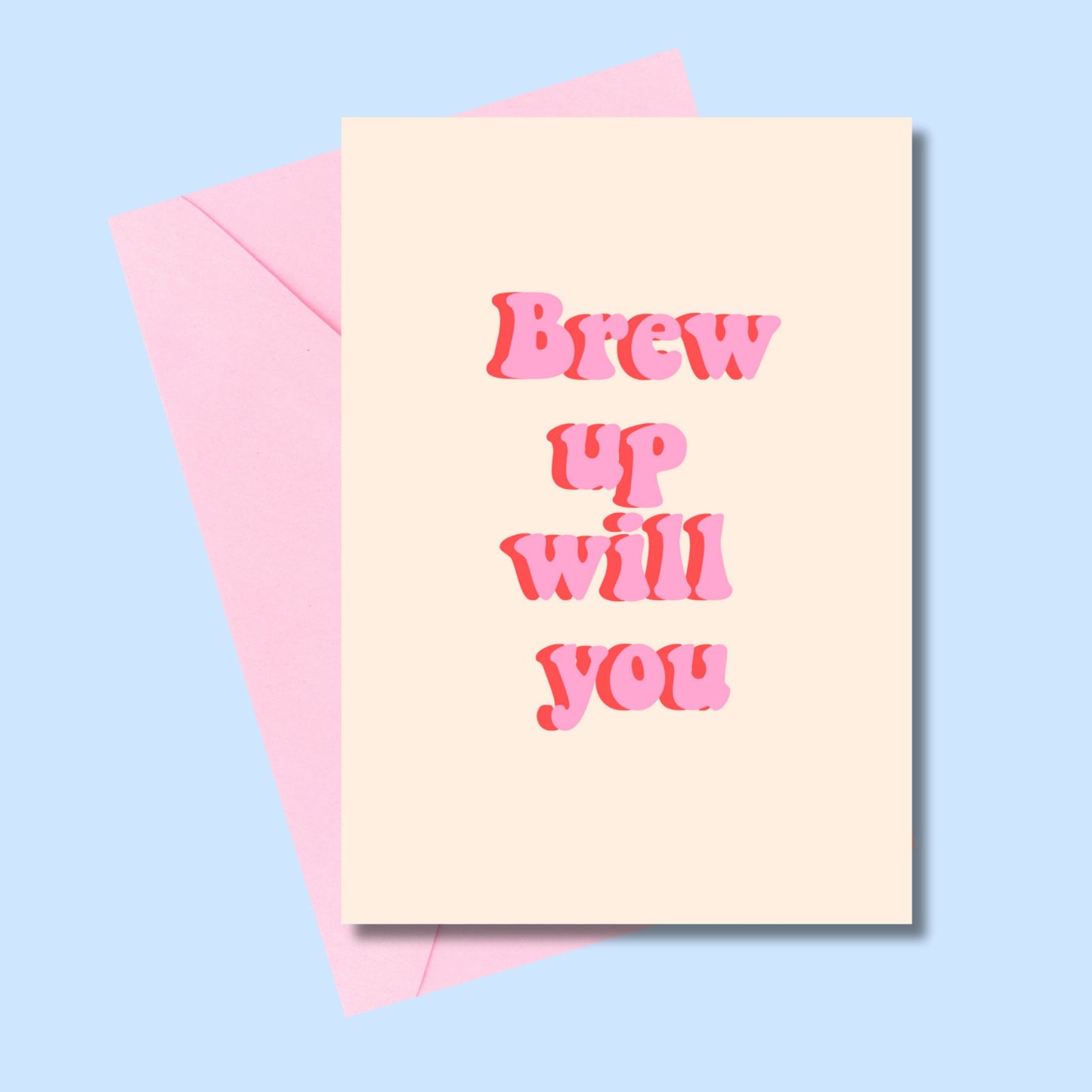 Brew up (5x7” print/card) - Utter tutt