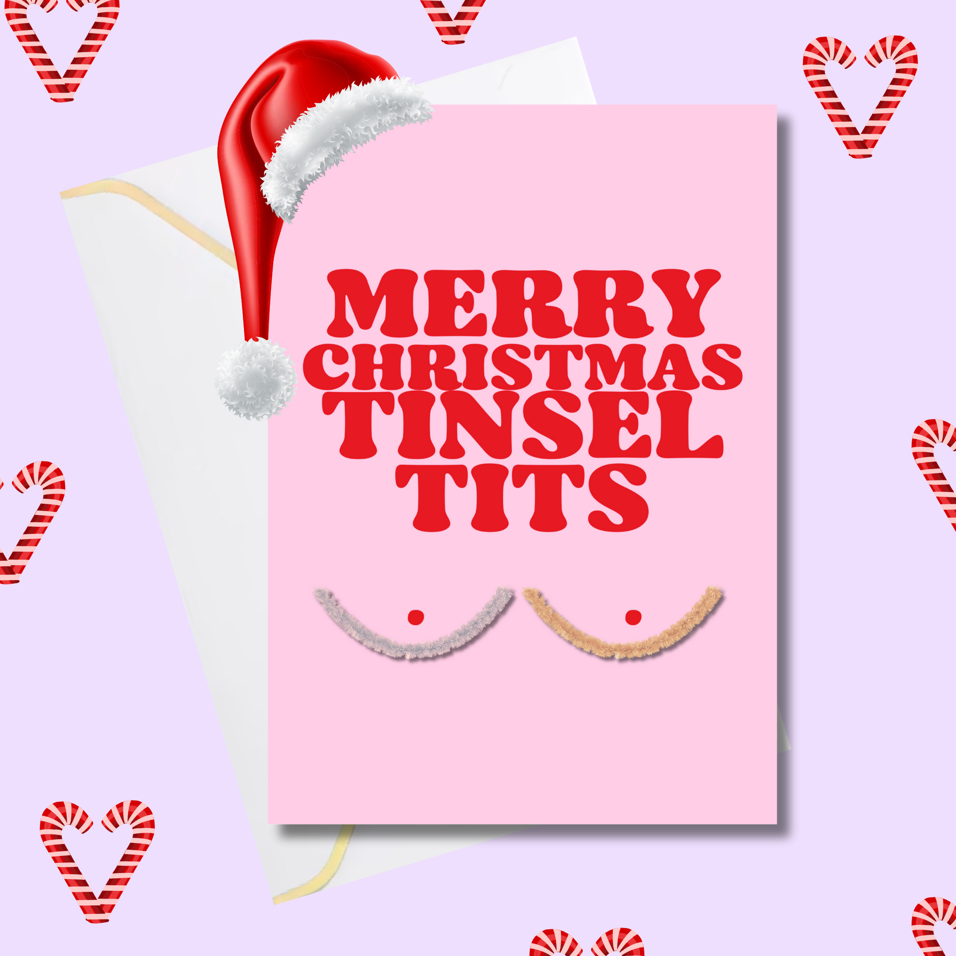 Missing Your Holiday Cheer, Tinsel Tits – Christmas Mug – Insulting Gifts™