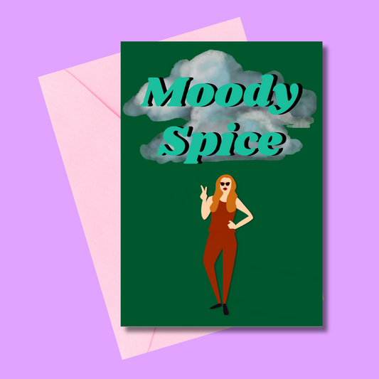 Moody Spice - Red Headed Queen (5x7” print/card)