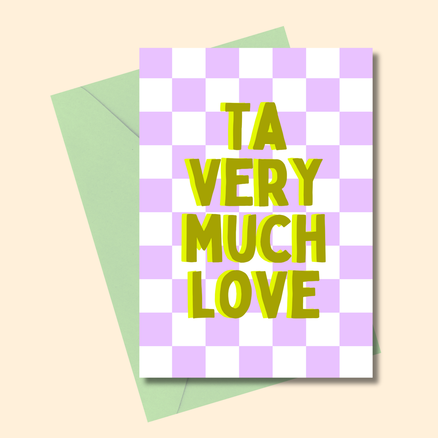 Ta very much love (5x7” print/card)
