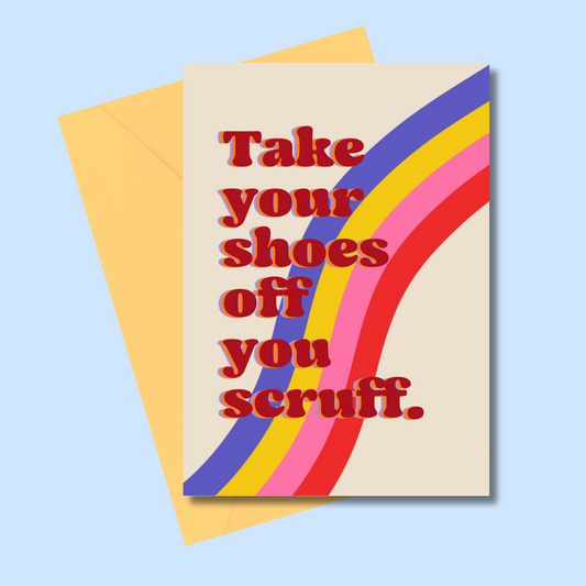 Take your shoes off (5x7” print/card)