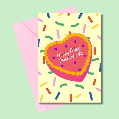 Happy B'day Sweetie (5x7” print/card)