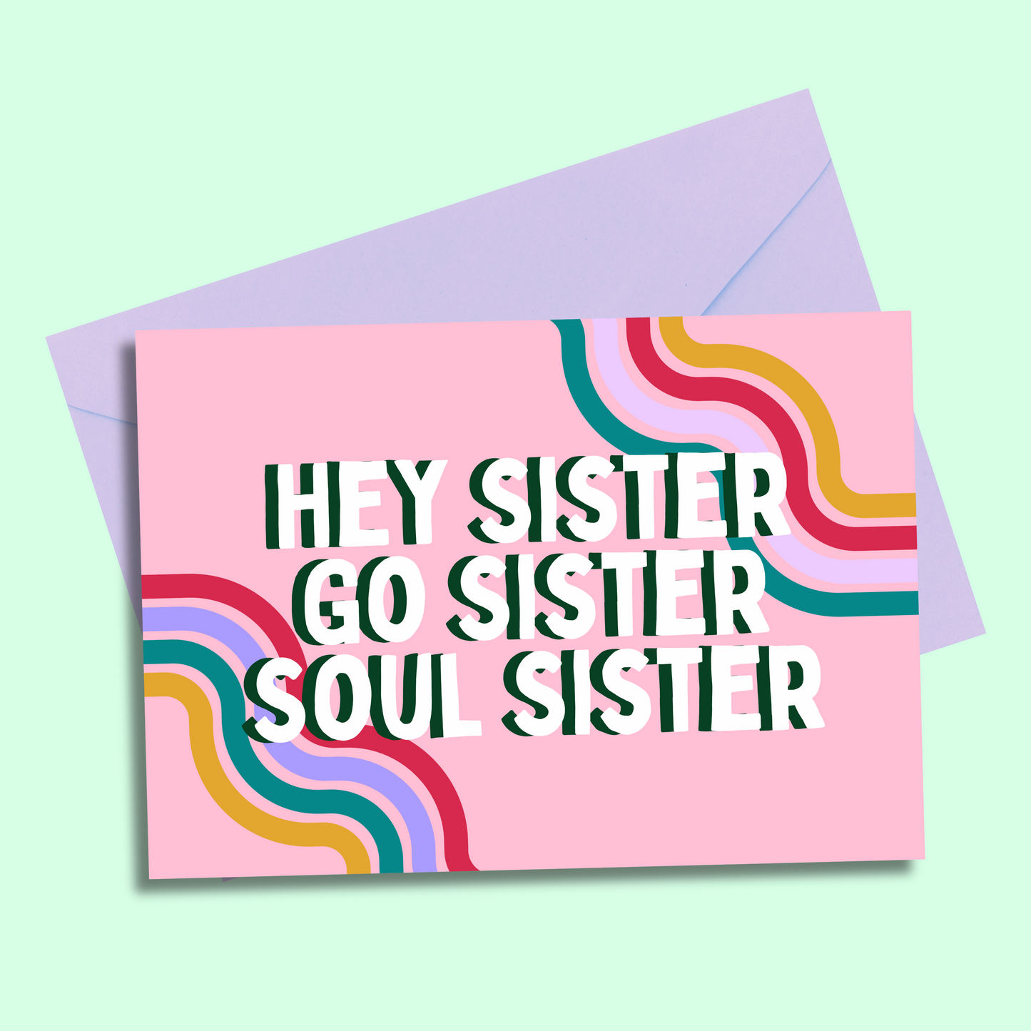 Hey soul sister (5x7” print/card)