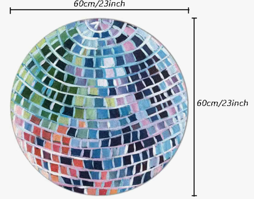 Disco ball rug (2 sizes)