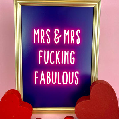 Mrs & Mrs F**king Fabulous